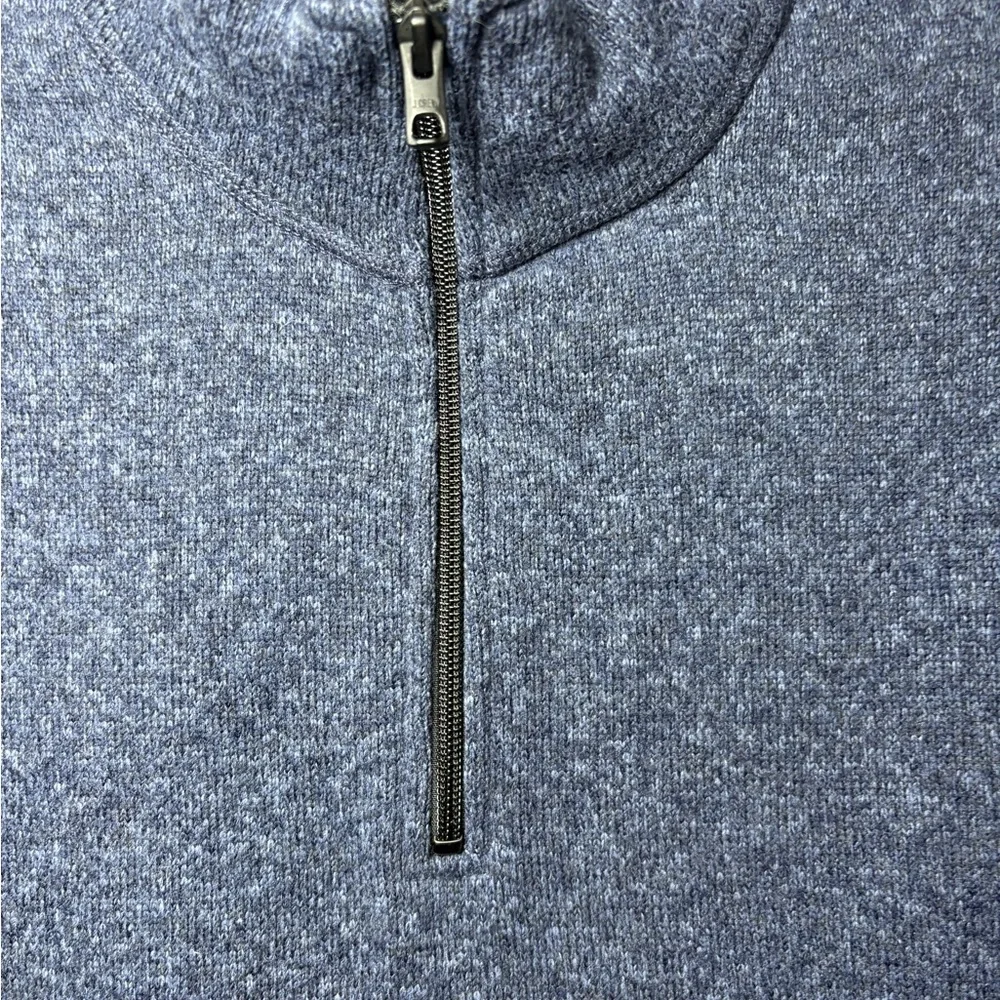 J. Crew Men's Navy 1/2 Zip-Up Sweater Size S